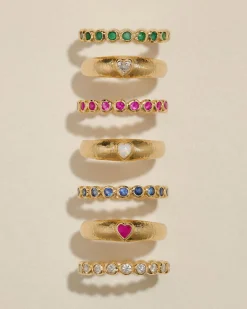 Pamela Love Rings|Bezel Heart Ring