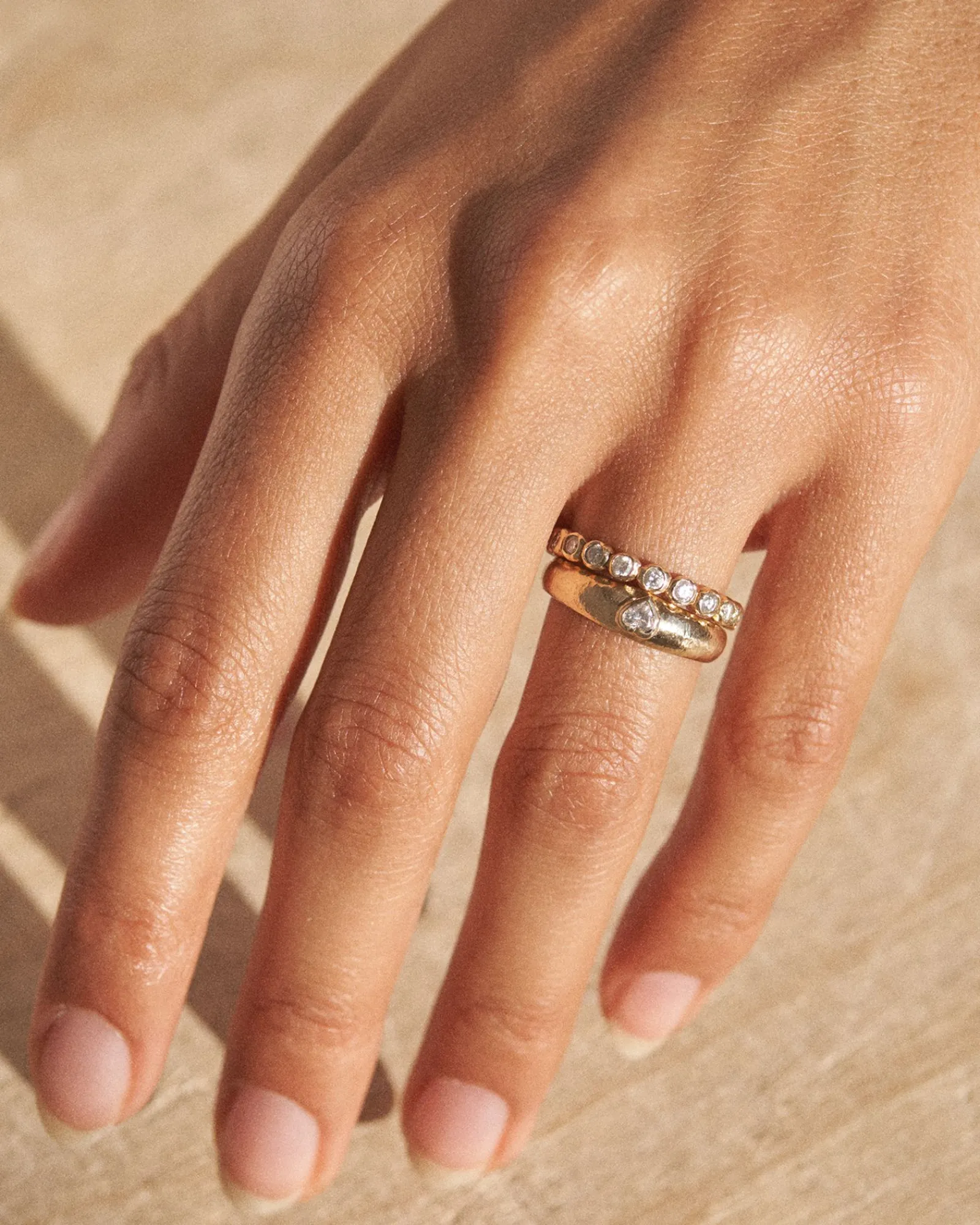 Pamela Love Rings|Bezel Heart Ring