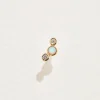 Pamela Love Earrings|Bezel Set Crescent Stud
