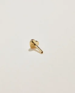Pamela Love Earrings|Bezel Set Crescent Stud