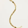 Pamela Love Bracelets|Braided Herringbone Thin Chain Bracelet