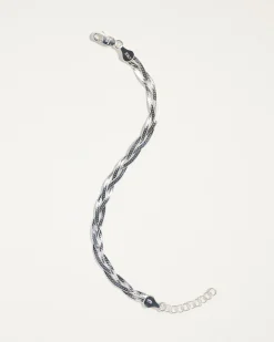 Pamela Love Bracelets|Braided Herringbone Thin Chain Bracelet