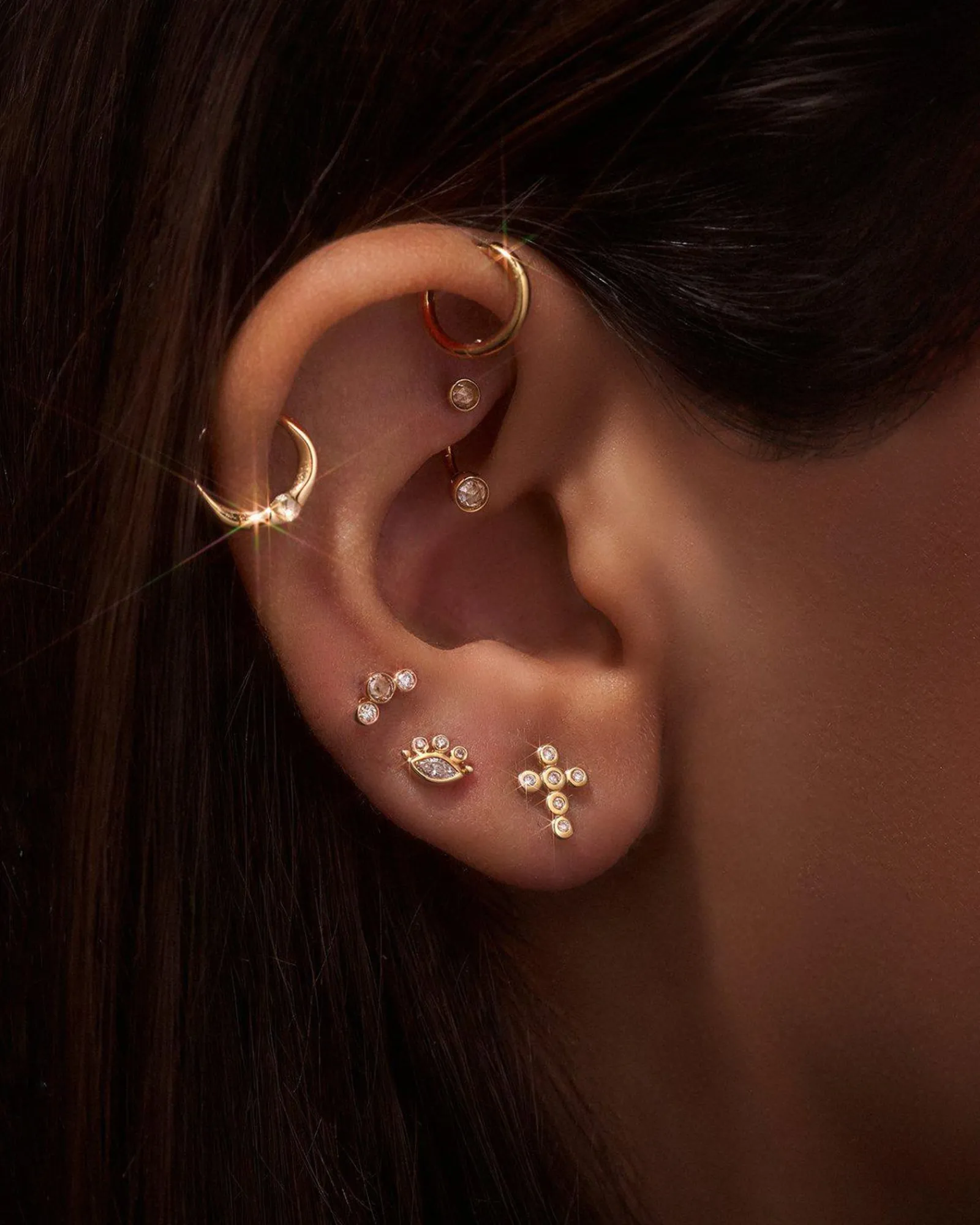 Pamela Love Piercing Jewelry|Celestial Eye Stud
