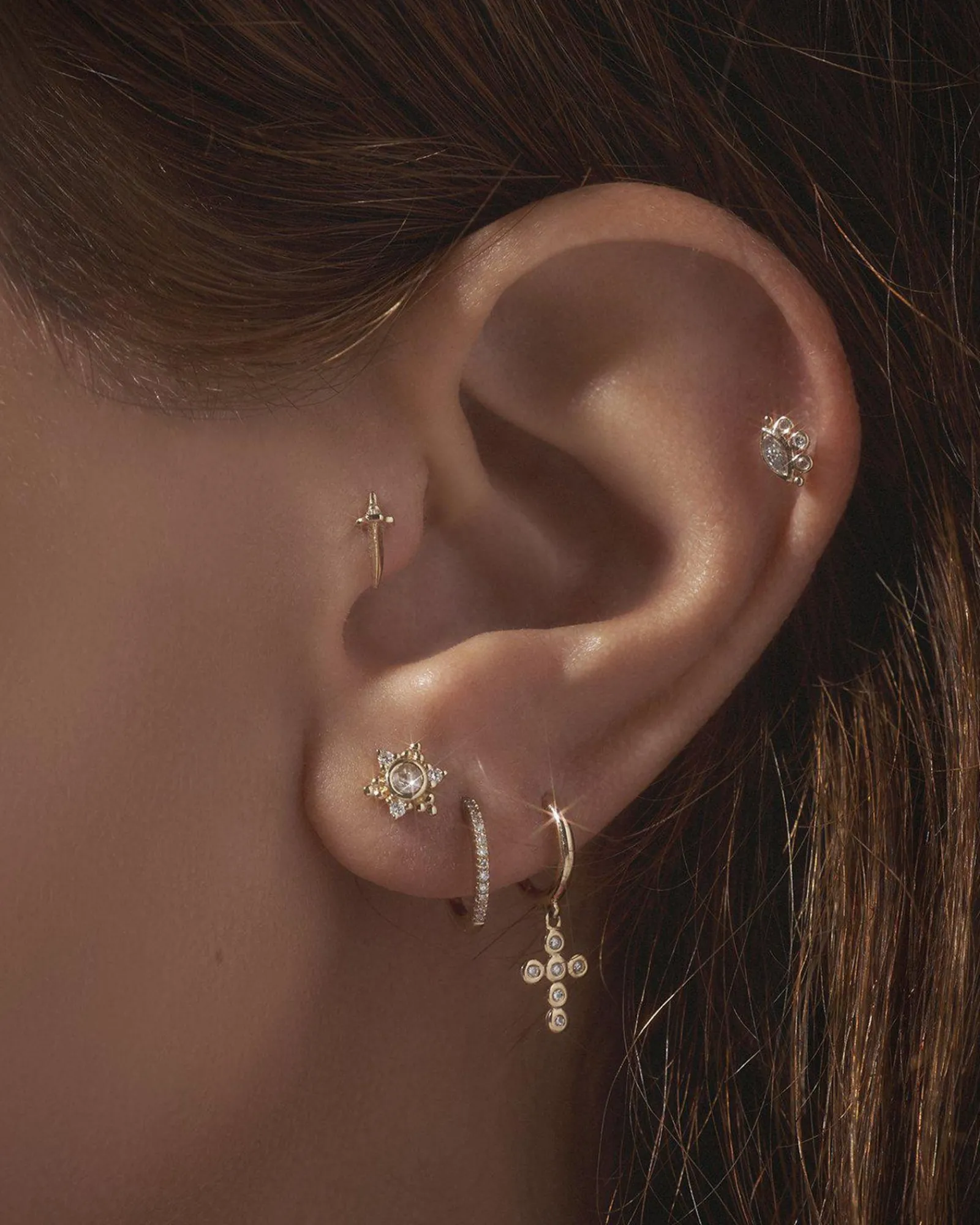 Pamela Love Piercing Jewelry|Celestial Eye Stud