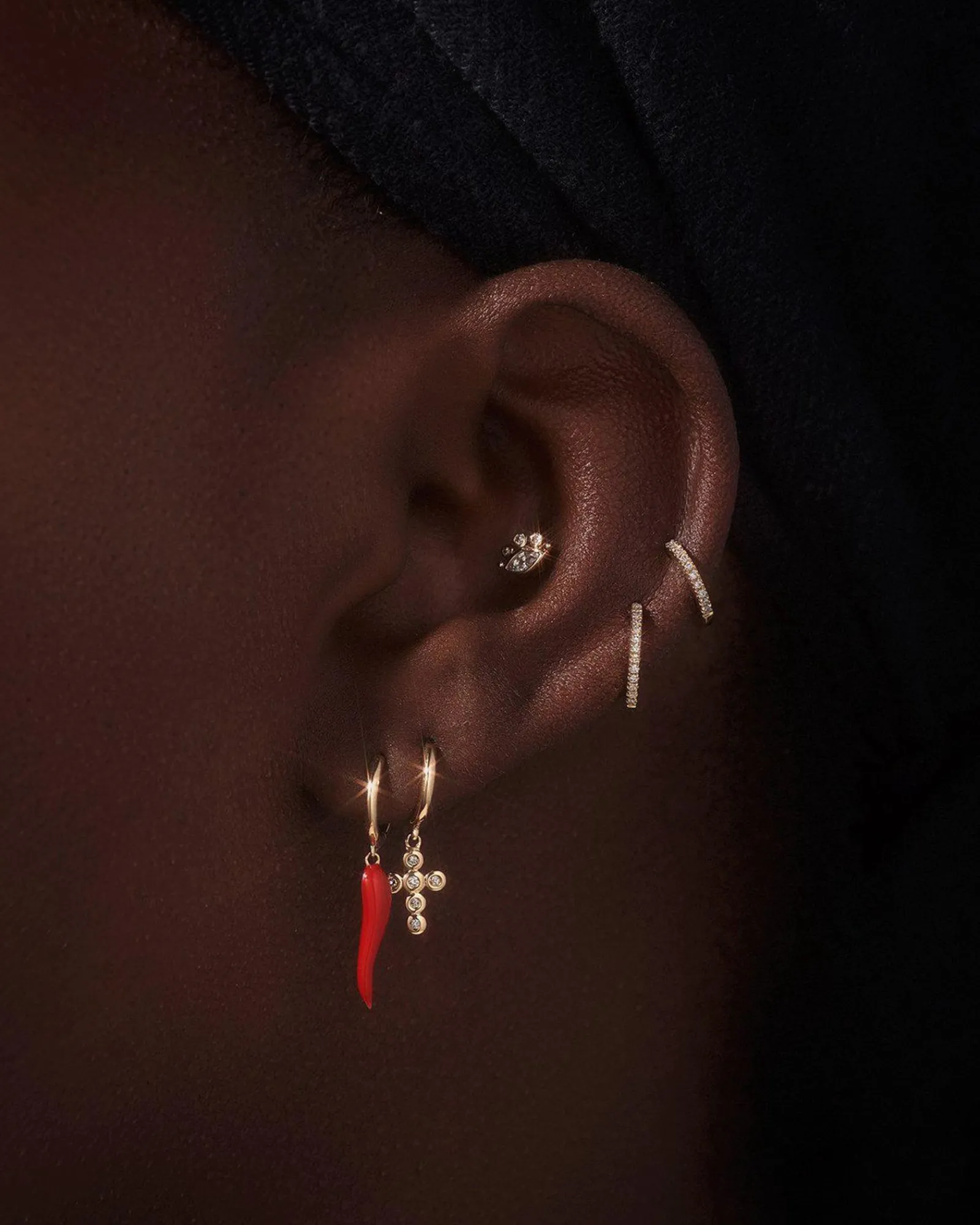 Pamela Love Piercing Jewelry|Celestial Eye Stud