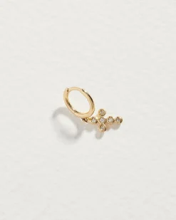 Pamela Love Piercing Jewelry|Cross Cluster Huggie