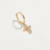 Pamela Love Piercing Jewelry|Cross Cluster Huggie