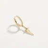 Pamela Love Earrings|Dagger Pave Huggie