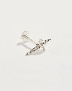 Pamela Love Earrings|Dagger Pave Stud