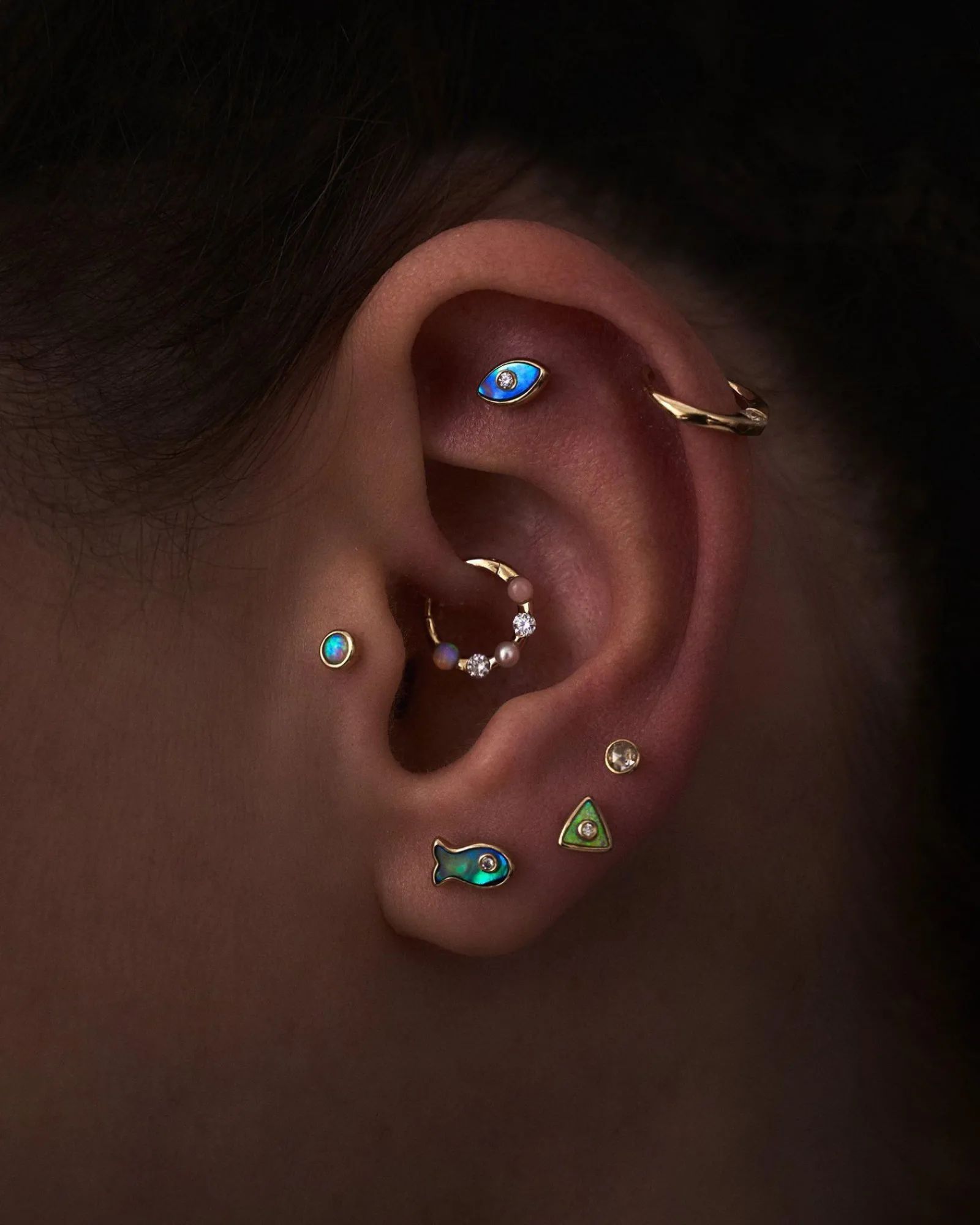 Pamela Love Earrings|Eye Diamond Stud