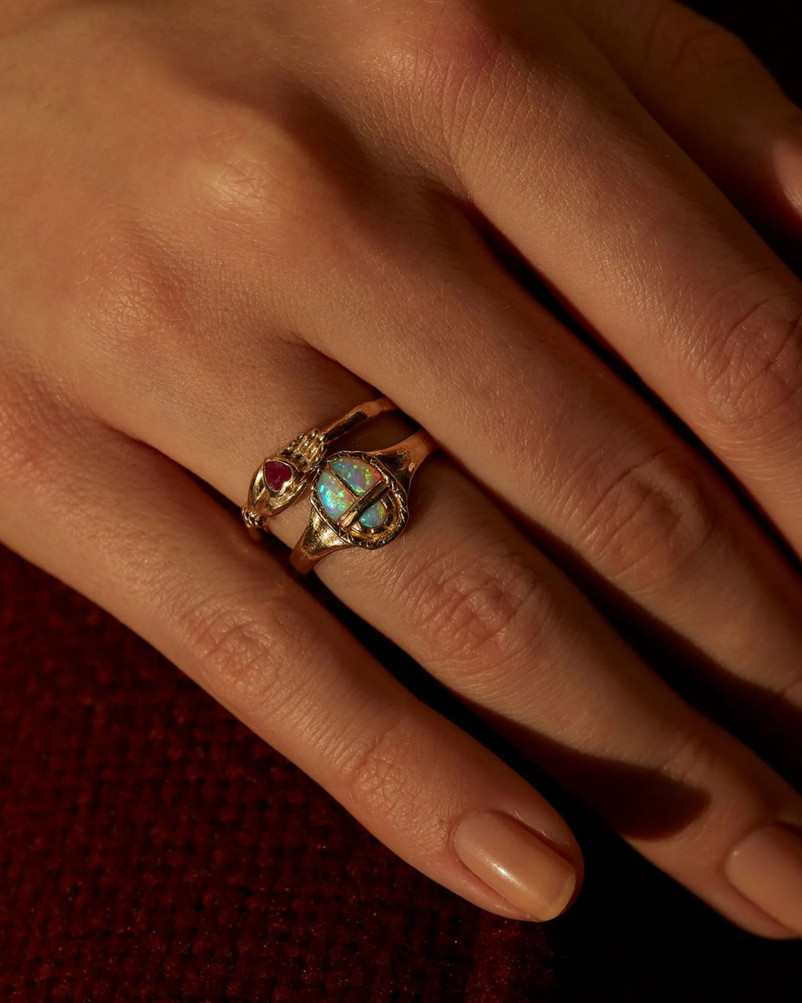 Pamela Love Rings|Heart In Hand Ring