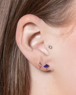 Pamela Love Earrings|Inlay Mushroom Stud