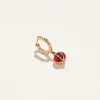Pamela Love Earrings|Inlay Ruby Hera Huggie