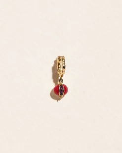 Pamela Love Piercing Jewelry|Inlay Ruby Hera Huggie