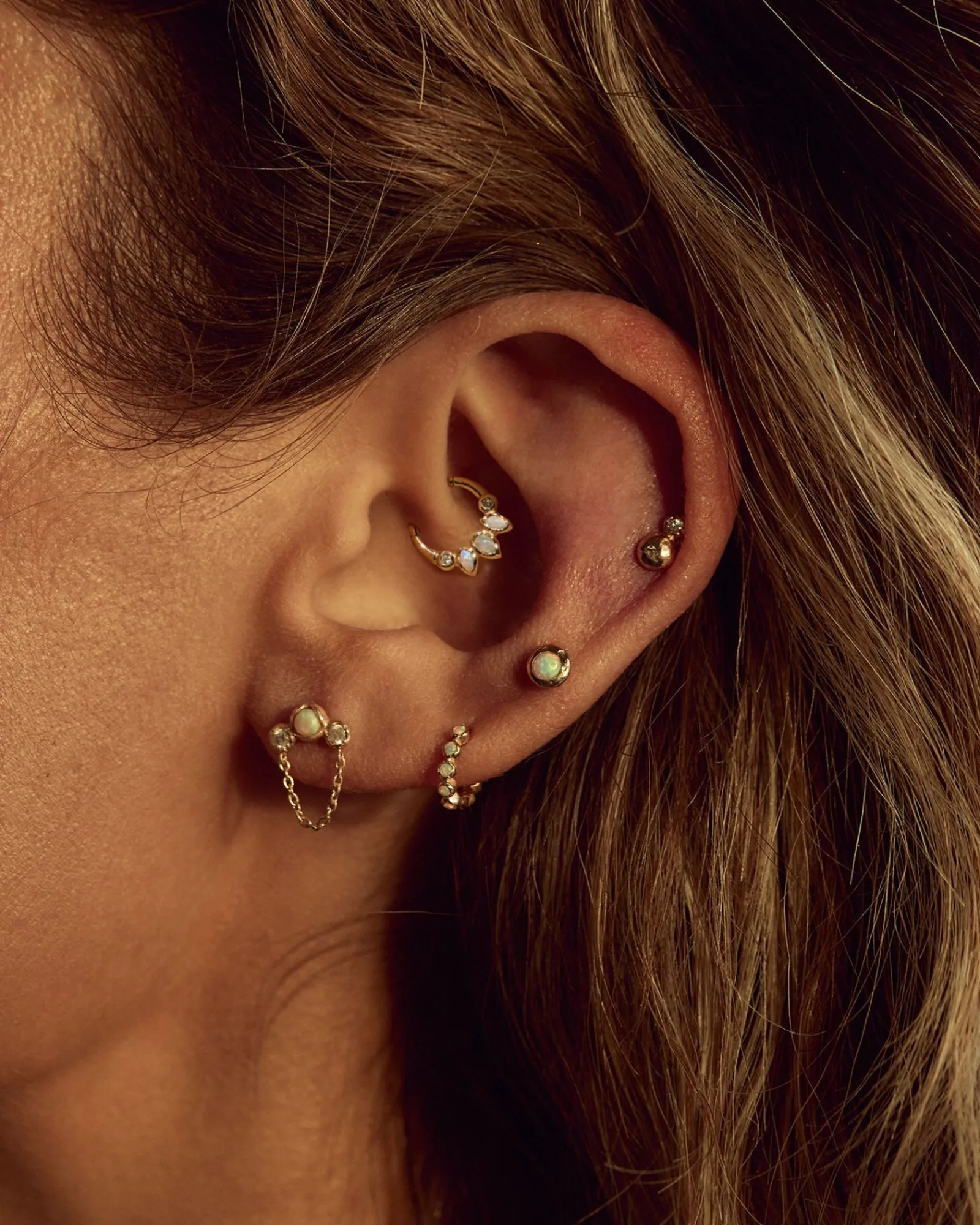 Pamela Love Earrings|6Mm Cluster Clicker