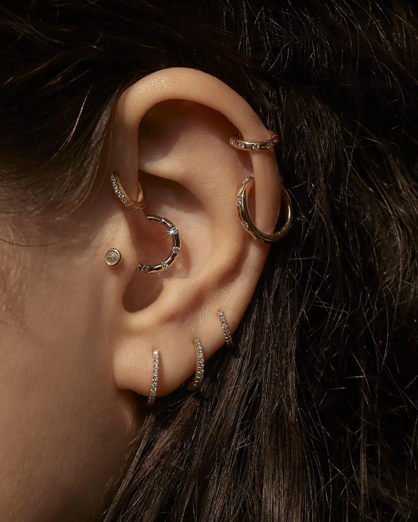Pamela Love Earrings|10Mm Dot Huggie