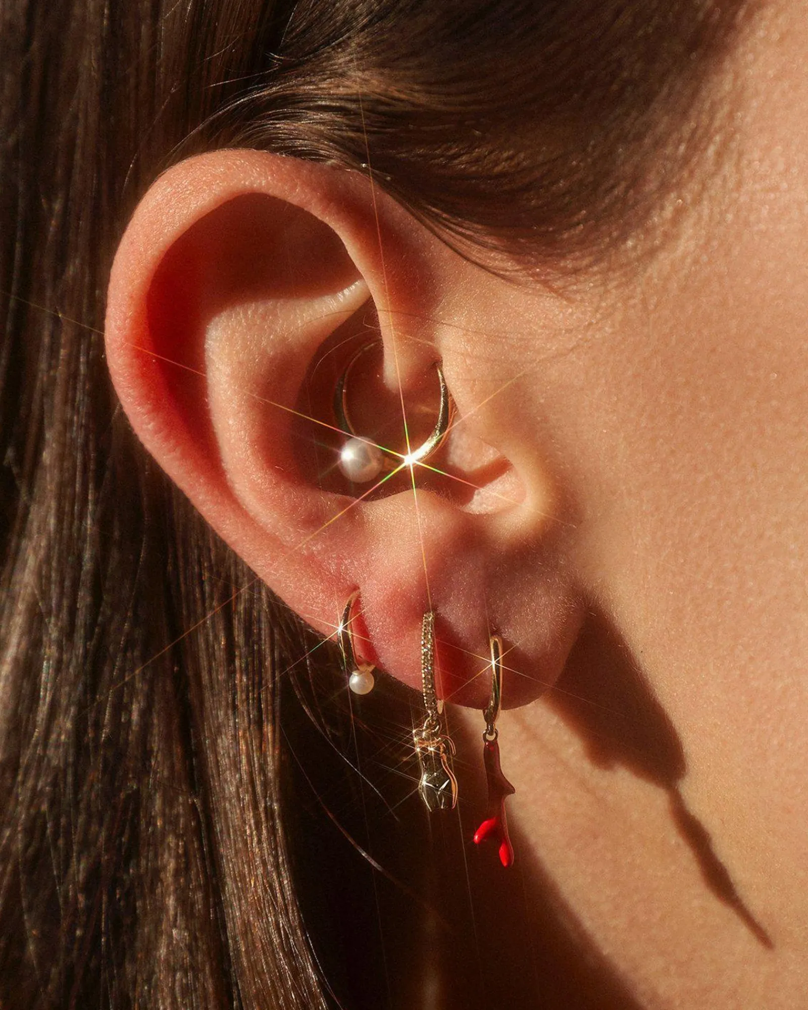 Pamela Love Piercing Jewelry|6Mm Floating Stone Clicker