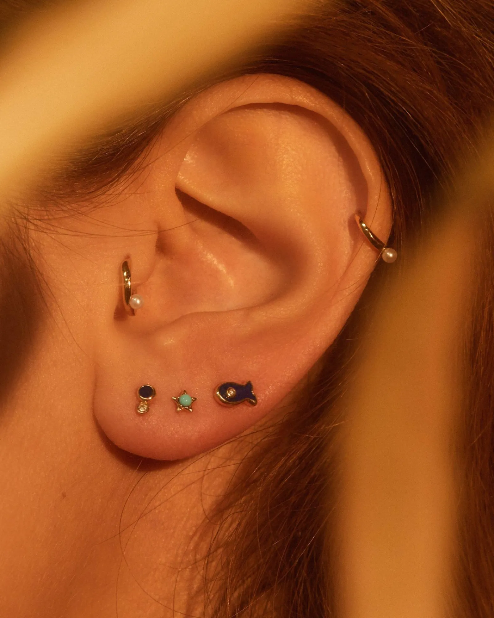 Pamela Love Piercing Jewelry|6Mm Floating Stone Clicker