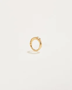 Pamela Love Earrings|6Mm Floating Stone Huggie