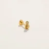 Pamela Love Piercing Jewelry|4Mm Molten Double Dot Stud