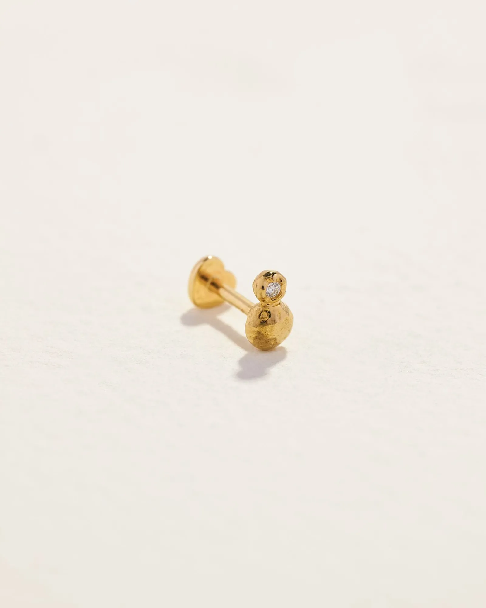 Pamela Love Piercing Jewelry|4Mm Molten Double Dot Stud
