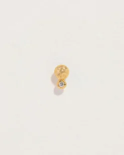 Pamela Love Earrings|4Mm Molten Double Dot Stud