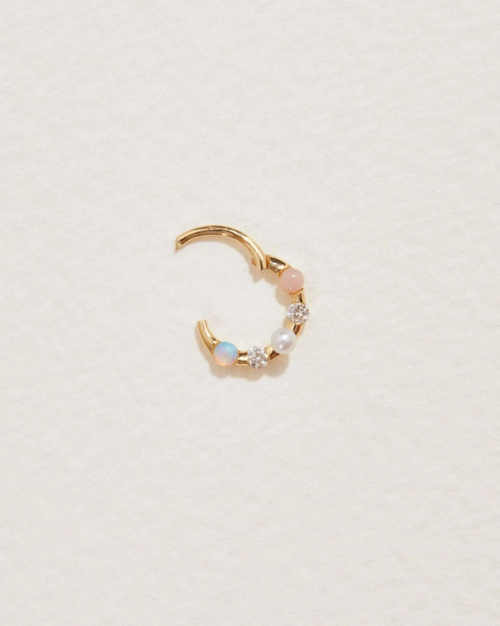 Pamela Love Earrings|6Mm Multi Stone Clicker