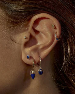 Pamela Love Piercing Jewelry|8Mm Multi Stone Huggie