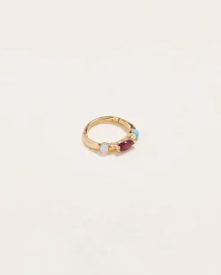 Pamela Love Piercing Jewelry|8Mm Multi Stone Huggie
