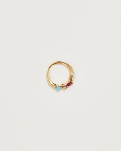 Pamela Love Piercing Jewelry|8Mm Multi Stone Huggie