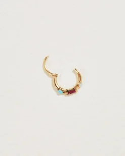 Pamela Love Piercing Jewelry|8Mm Multi Stone Huggie