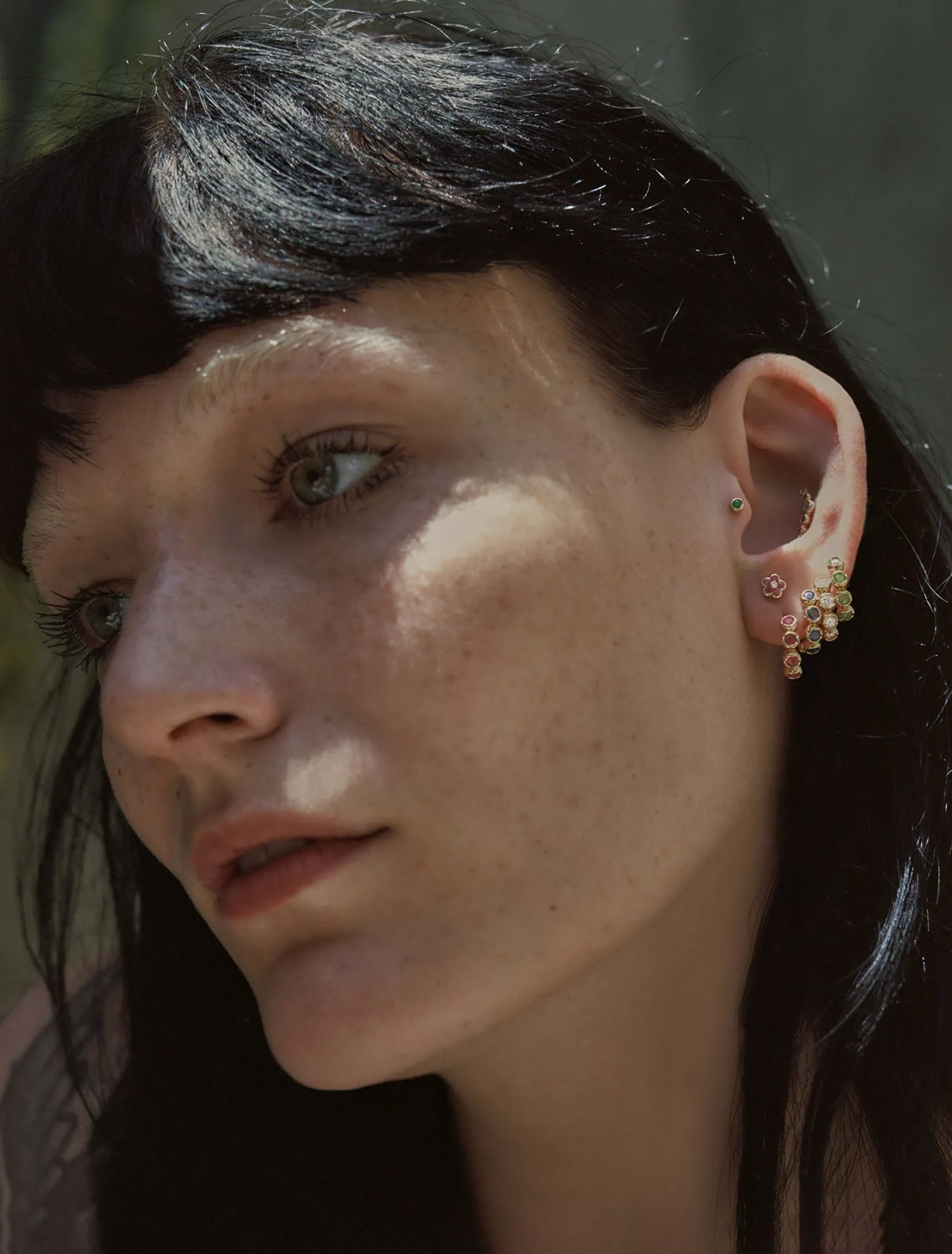 Pamela Love Earrings|Molten Stone Huggie