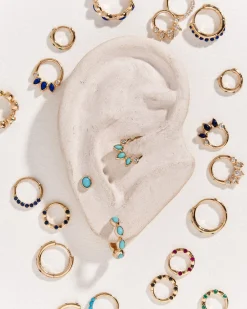Pamela Love Earrings|Ovalado Huggie