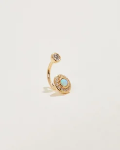 Pamela Love Earrings|Pave Gravitation Hook