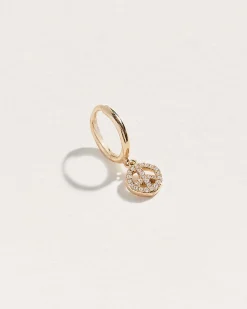 Pamela Love Piercing Jewelry|Pave Peace Huggie