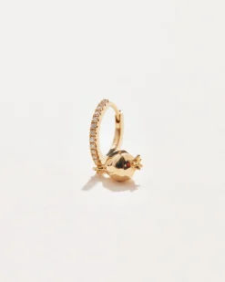 Pamela Love Piercing Jewelry|Pomegranate Pave Huggie