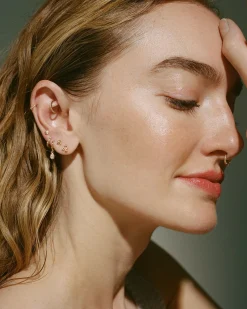 Pamela Love Piercing Jewelry|Raindrop Huggie