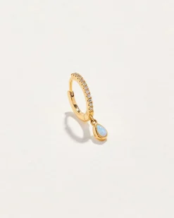 Pamela Love Piercing Jewelry|Raindrop Pave Huggie