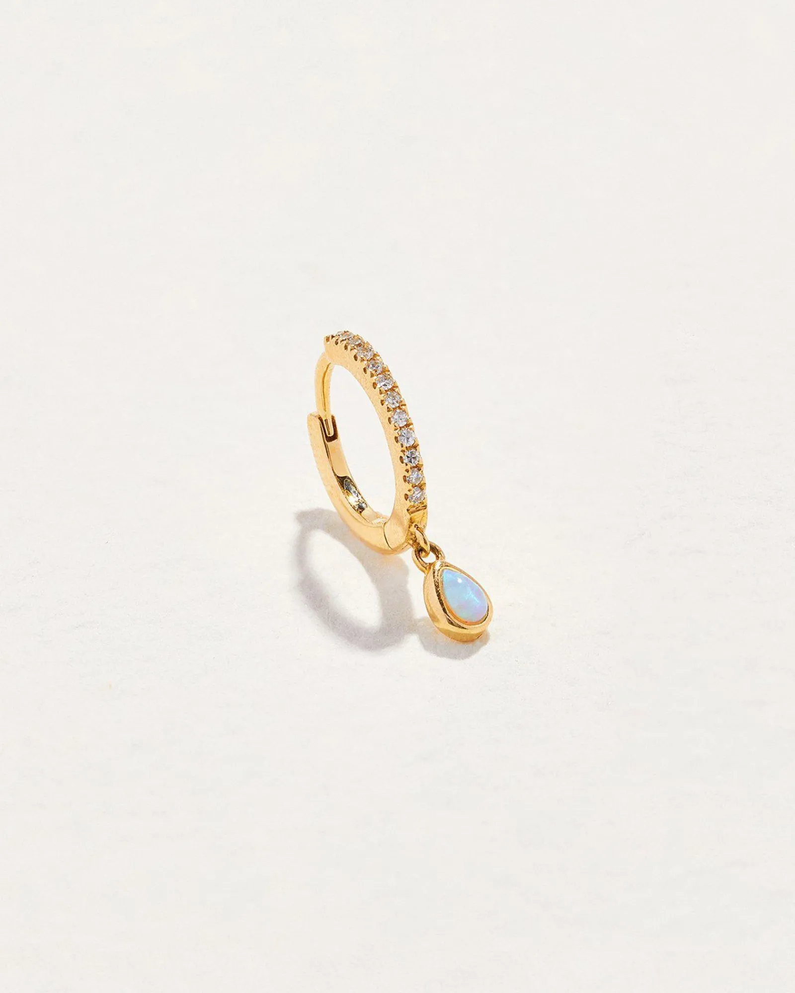 Pamela Love Piercing Jewelry|Raindrop Pave Huggie