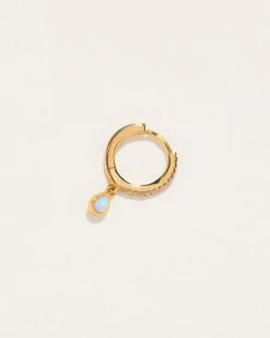 Pamela Love Piercing Jewelry|Raindrop Pave Huggie