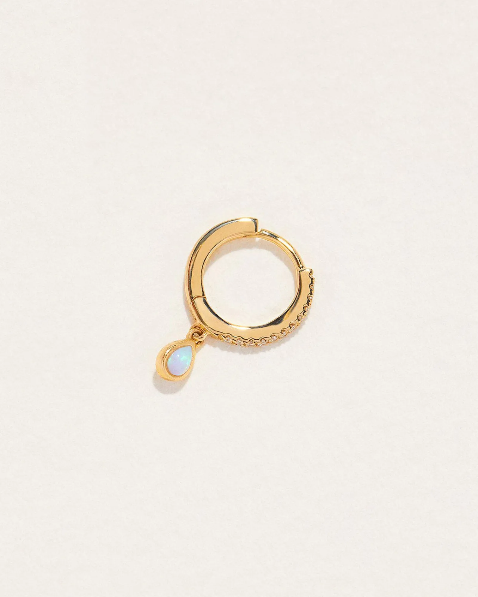 Pamela Love Piercing Jewelry|Raindrop Pave Huggie