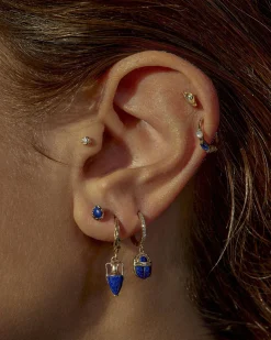 Pamela Love Piercing Jewelry|Raindrop Pave Huggie