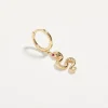 Pamela Love Piercing Jewelry|Serpent Ruby Huggie