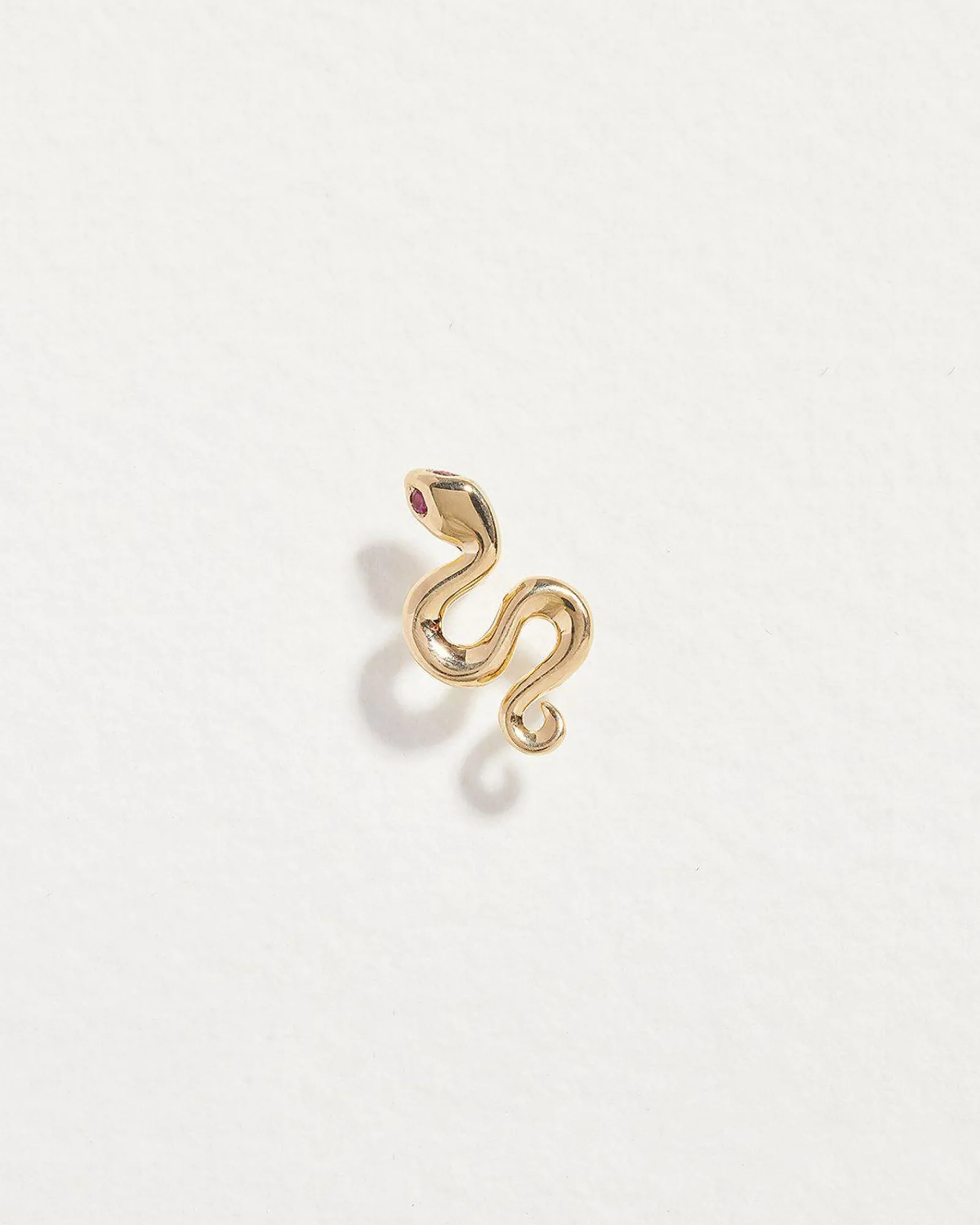 Pamela Love Piercing Jewelry|Serpent Ruby Stud