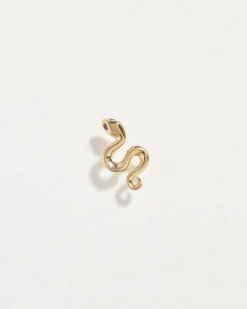 Pamela Love Earrings|Serpent Ruby Stud