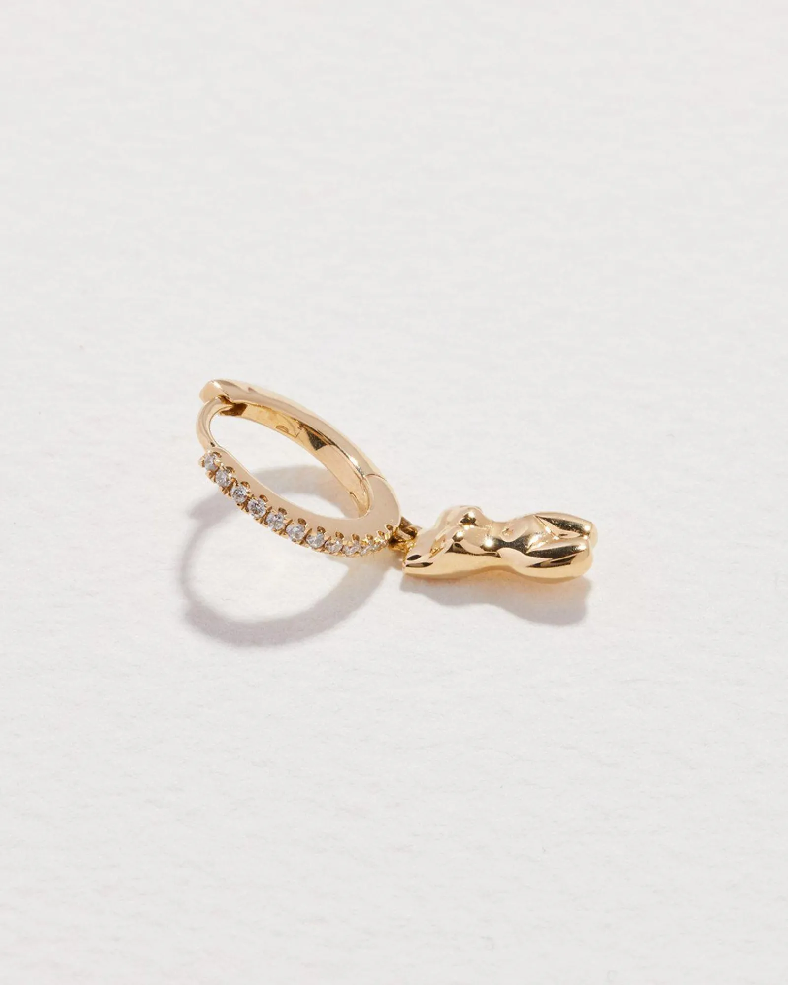 Pamela Love Earrings|Torso Pave Huggie