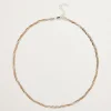 Pamela Love Necklaces|Twisted Tricolor Herringbone Chain 18"